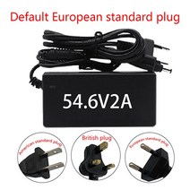 전동킥보드 배터리 13s3p 48V 100Ah 1000W 100000mah 리튬 이온 팩 전기 자전거 스쿠터 BMS 및 충전기 포함, [05] 54.6V  2A