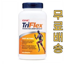 GNC 트리플렉스 패스트 액팅 글루코사민 MSM 콘드로이친 관절 캐플릿 240정, 1개