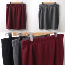빅사이즈 데일리 분또 스커트 DWW4819 골지 미니 치마