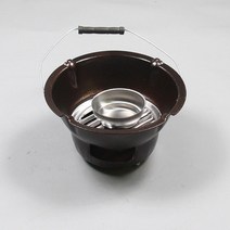 1인화로 소불고기 황동 구리 석쇠 유기 옥돌 옛날 솥뚜껑 세라믹 연기 기름안튀는 고기 불판 농축 작은 스토브 일본식 숯불 바베큐 그릴 홈 야외 미니 바베큐 진흙 로스트 숯불, 커피 스토브 종류 2