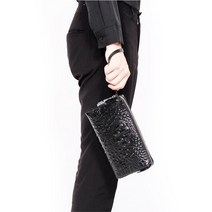 악어무늬 소가죽 남자명품클러치 클러치백남성 남성파우치