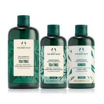 더바디샵티트리 헤어 3종 세트(샴푸400ML+컨디셔너 250ML 2종), 티트리 헤어 3종 세트