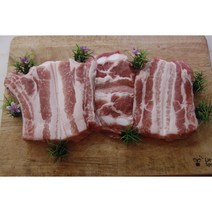 국내산 돼지고기 한돈 뼈삼겹 나비살 [냉장] 500g, 일반포장