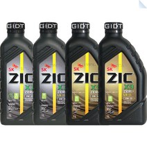 SK 지크제로 ZIC ZERO 0W30 0W20 0W16 1L 합성 가솔린 디젤 엔진오일, 1통, ZIC ZERO 0W-30 디젤 1L