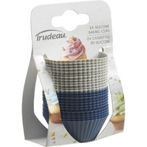 트루도 실리콘 베이킹 컵, 24개입, Blueberry, Marble