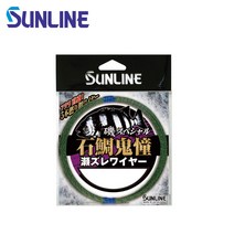 선라인 원투낚시 이시다이 석조귀동 돌돔 와이어 10m 35X5, 35X5-3534128