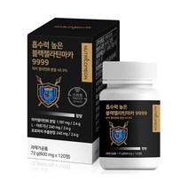 블랙 젤라틴 마카 제품 120정 아르기닌 천연 오자 1통 비타민 아미노산 파이토케미컬 남성 남자 휴대용