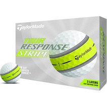 TaylorMade 테일러메이드 2022 투어 리스폰스 골프공 Stripe