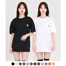 칼하트 (K87) 워크웨어 포켓 반팔티