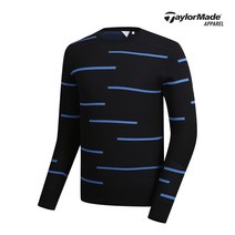 [테일러메이드]남성 라인 포인트 라운드 니트 TMSRK1927-199