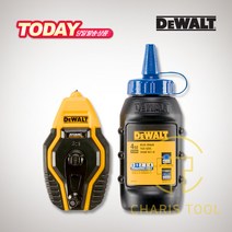디월트 DWHT47258L 아토믹 9m 블루 초크라인 분통세트 (분통 113g) 분말 먹통 미니분통 마킹작업 분통가루 선긋기