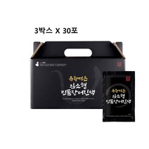 김소형 장어즙 민물 통장어 진액 유황 먹은 100% 국내산 식약처 식약청 해썹 인증 수협 힘좋은 원기회복 기력회복 우리 음식 뼈 담은 건강 엑기스 남성 여자 어린이 노인 추천 효능, 3박스 90포 6300ml, 민쓰네가게 1박스당 30포 2100ml
