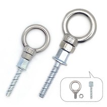 스텐 아이볼트 스크류 앙카 볼트 3/8 삼부 1/2 연부, 스텐아이볼트&스크류앙카(너트형), 1/2(연부) 세트, 1개