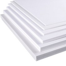 콩콩잡화점 백색폼보드 우드락 1T/3T/5T - 5장, 백색원단 우드보드 3T