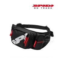 스피디 V86 POUCH 3.0 BAG 파우치 힙쌕 바이크 가방, BLACK/RED(021)