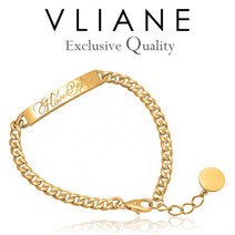 14K 러브 베이비 스틱 아기 팔찌 (미아방지), 옐로우골드