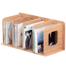 CD 꽂이 DVD 장 진열장 정리대 수납 장식장 보관함, 옐로 블라운