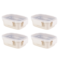베카 스텐 밀폐용기 세트, 500ml 4P 세트