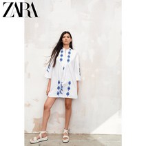 ZARA 자라 플라워 자수 원피스