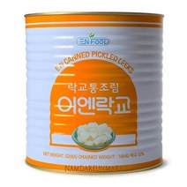 이엔 이엔락교 캔 SS, 4개, 3kg
