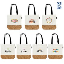 친환경 초경량 천연 에코 아트 디자인 코르크 에코백