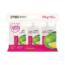 청정원 달달구리 라이틀리 곤약젤리 깔라만시 간편식 쫀득쫀득 야식 어른 회사간식 150g 10개입, 30세트