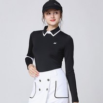 골프 의류 여성용 긴팔 티셔츠 의류 여성용 탑 골프 여성용 유니폼 2021 가을겨울 슬림 저지