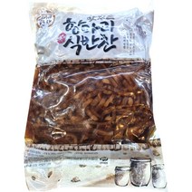 항아리 먹지채 1kg 반찬 절인무 간장무
