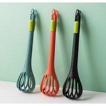 베이킹핸드믹서 가정용반죽기 휘핑기계 다기능 나일론 수동 계란 파스타 스파게티 주방 가제트 믹서 샐러드, 03 red