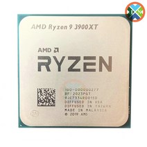 CPU AMDRyzen 9 3900XT R9 3.8 GHz 12 코어 20 열 프로세서 100000000277 소켓 AM4, 한개옵션0