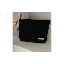 화장품 가방 여성 꽃 메이크업 케이스 자수 파우치 여행용 세면 용품 코듀로이 캔버스 뷰티 케이스 264667