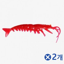 새우웜 첨가 낚시용미끼 4개입x2개 루어미끼 어분향, 검정