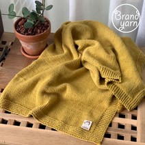 브랜드얀 밀키코튼(블랙) 니트블랭킷 DIY 패키지(+도안), 밀키블랙(3볼) 29 탄밤