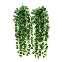 베란다 벽면 담쟁이 행잉 넝쿨 조화 인조나뭇잎 소품