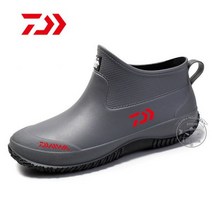 갯벌장화 2023 Daiwa 패션 정원 작업 신발 레인 슈즈 짧은 부츠 주방 미끄럼 방지 신발 로우탑 야외 스포츠 낚시, 36 Thanks, On the picture 9