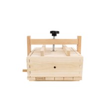 가정용 두부만들기 원목 누름판 나무틀 손두부 메주틀 두부틀 두부 제조기 두부만드는기계 치즈제조, 21.5X21.5x9.5cm+ 압력바 + 덮개