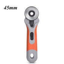 원단재단기 고무 시트지 종이 천 핸드 커터 커팅기 45mm 안전 내구성 예술 공예 절단, 45mm - 블레이드 1개 포함