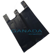 검정비닐봉투5L 10L 20L 30L 사이즈선택 다용도봉투 검정봉투 학교 병원 슈퍼 마트 시장 아이스크림할인점 청과 일회용비닐봉투 비닐봉지 손잡이봉투, 1개, 20L-100매