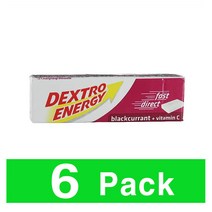 덱스트로 에너지 블랙커런트 비타민 C Dextro Energy Blackcurrant Vitamin 47G 6개