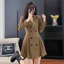 여성 봄 가을 하객룩 정장 원피스 아나운서 77사이즈 패션 추천 봄 코디 백화점 연예인착용 수입의류