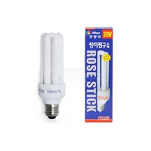 포커스 장미전구 삼파장 EL 20W, 주광색