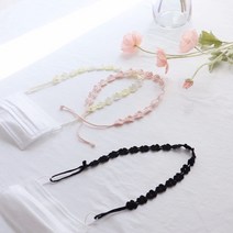 DIY손뜨개 코바늘 마스크목걸이스트랩 만들기 패키지 동영상포함, 그라데이션그린-1개완성분량