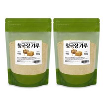 청국장 가루 100% 무첨가물 국내산 500g 2팩, 단품, 단품