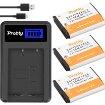 [기타촬영용품]BP-70A 1400mAh 교체 배터리 + 충전기 삼성 SL50 SL600 ES65, 3battery and charger