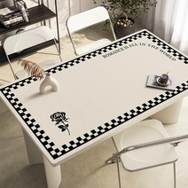 가죽 식탁매트 식탁 테이블 책상 보호필름 유리대용 가죽 방수 식탁매트, 65x120cm, F