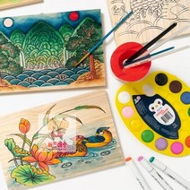 문패만들기 UDPWD003Z 나무공예 E00F, 일월오봉도