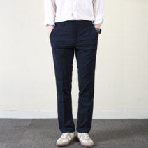 프랭키뉴욕 남자 여름 체크 바지 슬랙스 울 정장바지 쿨 스판 남성 빅사이즈_RIC705