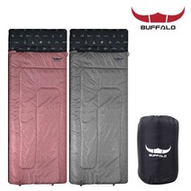 버팔로 로다 캠핑 침낭 휴대용 이블 백패킹 침구 머미형침낭, 단품