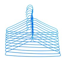 코디스 국내생산 칼라 세탁소 코팅옷걸이 50개, 세탁소(파랑)50개, 1set
