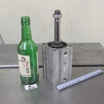 A021 에어실린더 박형 실내경63 스트록75, 1개